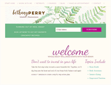 Tablet Screenshot of bethanyperry.com